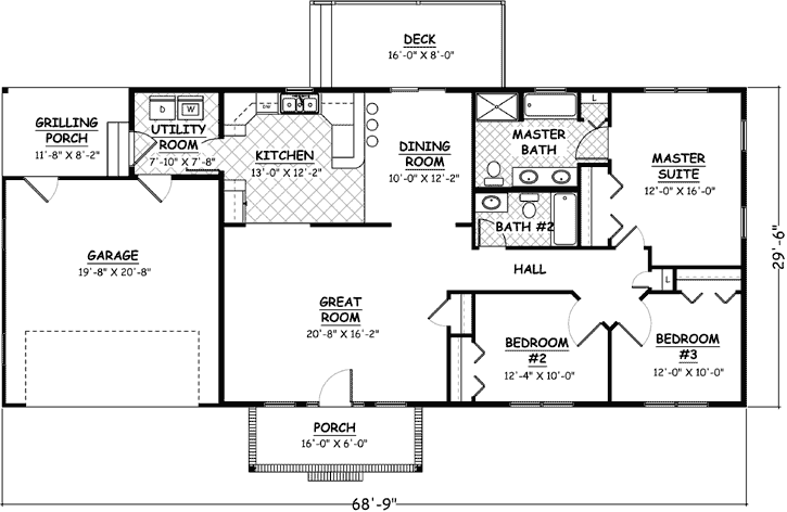 Main Floor Plan: 64-133