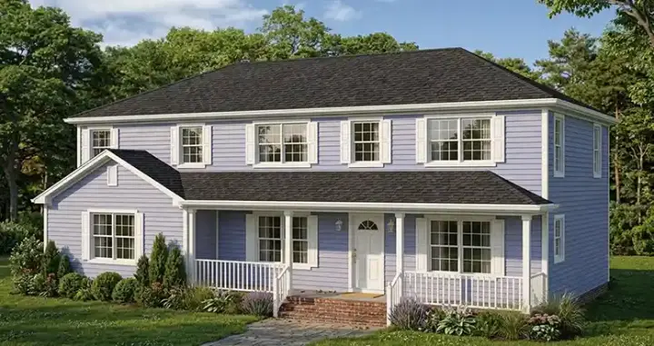 Traditional house plans 64-135 - front exterior, 2,745 sq ft, 5 bed, 4 bath house plans | Monster House Plans