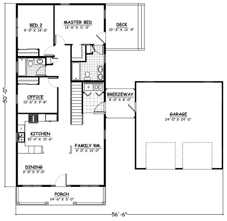 Main Floor Plan: 64-137
