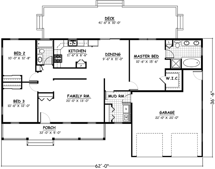 Main Floor Plan: 64-138