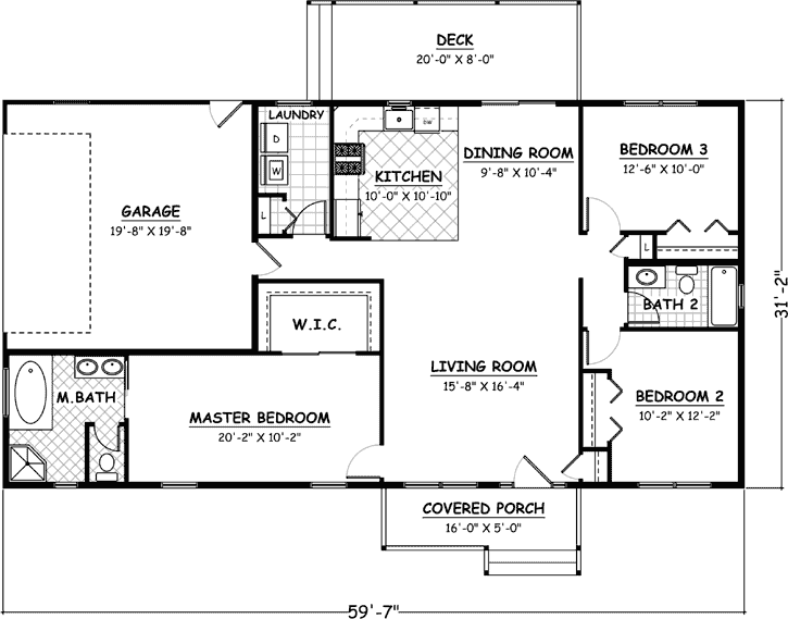 Main Floor Plan: 64-142
