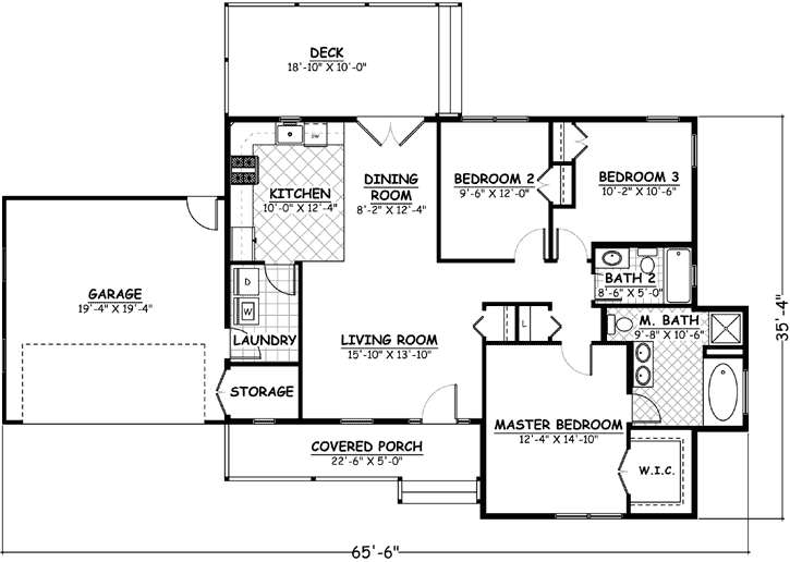 Main Floor Plan: 64-143