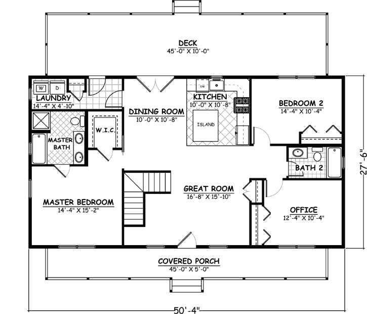 Main Floor Plan: 64-145