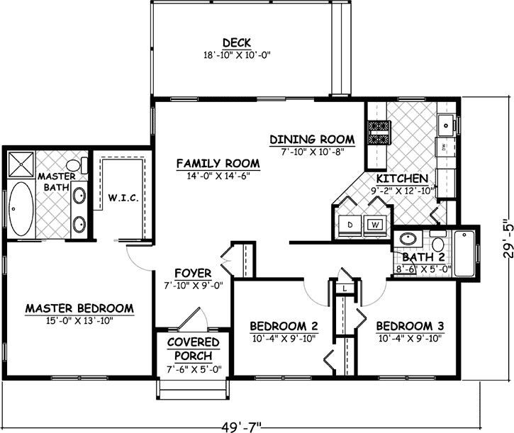 Main Floor Plan: 64-146