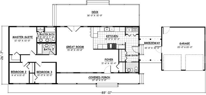 Main Floor Plan: 64-149