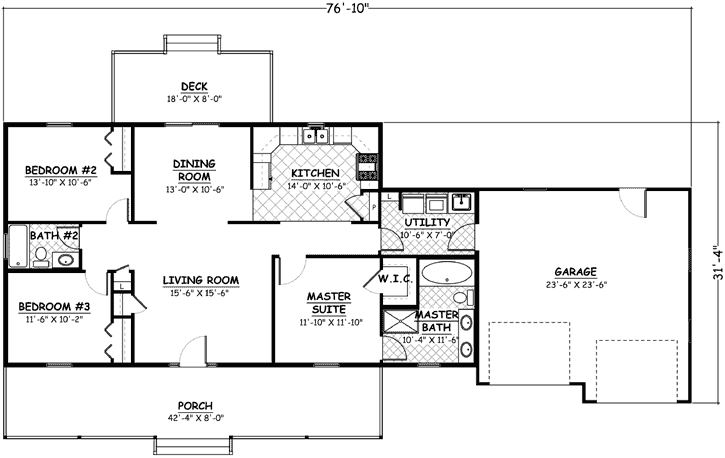 Main Floor Plan: 64-151
