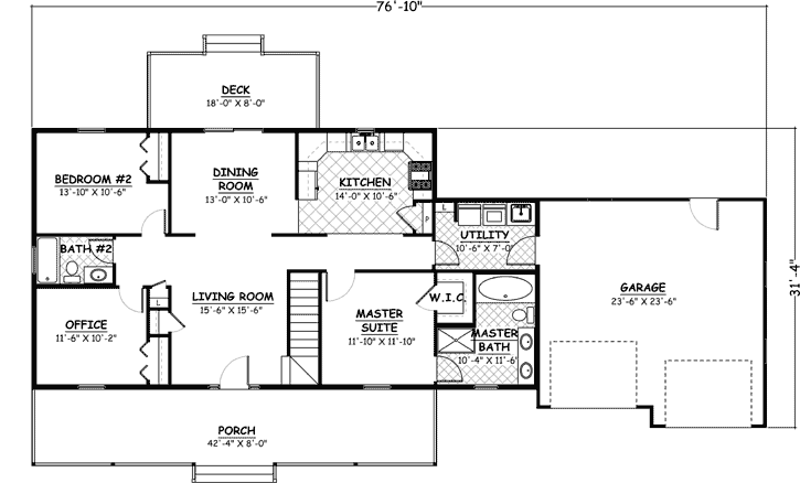 Main Floor Plan: 64-152