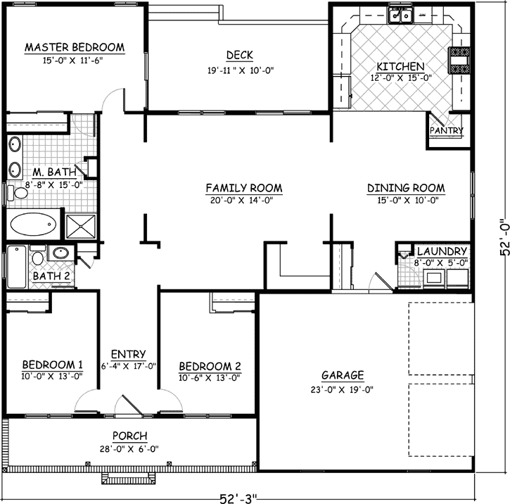 Main Floor Plan: 64-167