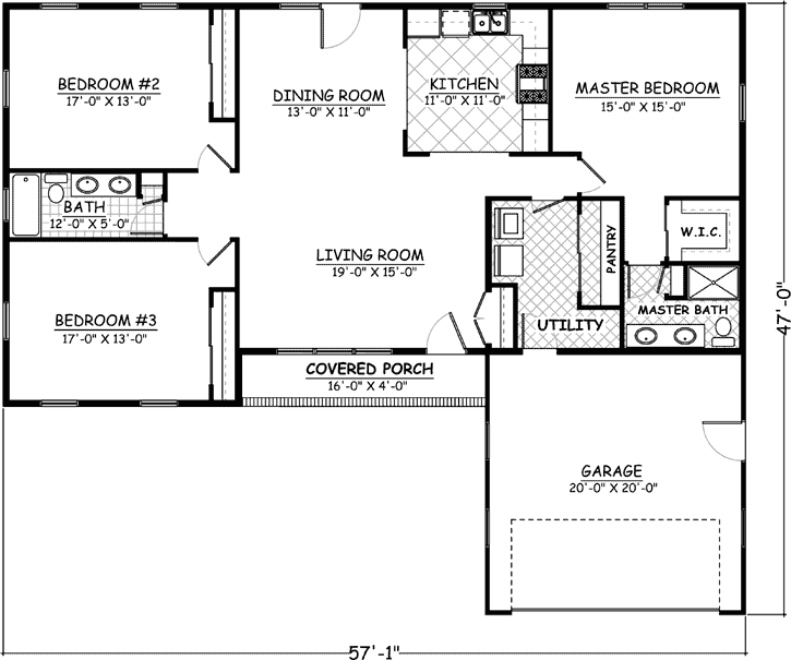 Main Floor Plan: 64-168
