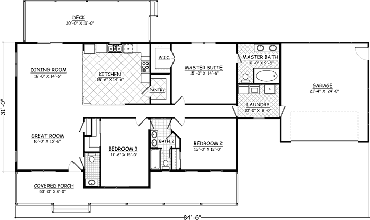 Main Floor Plan: 64-169