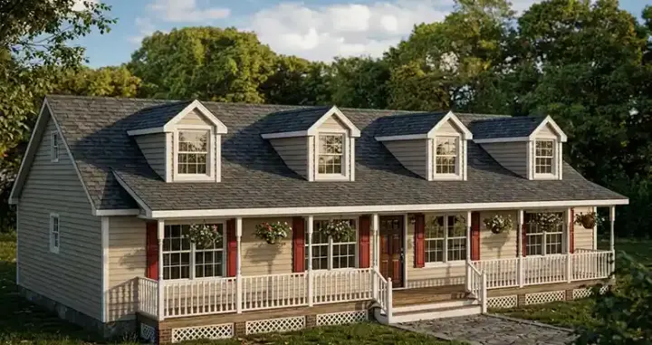 Country house plans 64-171 - front exterior, 1,538 sq ft, 3 bed, 2 bath house plans | Monster House Plans