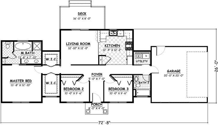 Main Floor Plan: 64-177