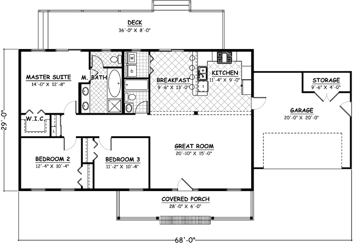 Main Floor Plan: 64-178