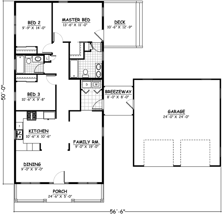 Main Floor Plan: 64-182