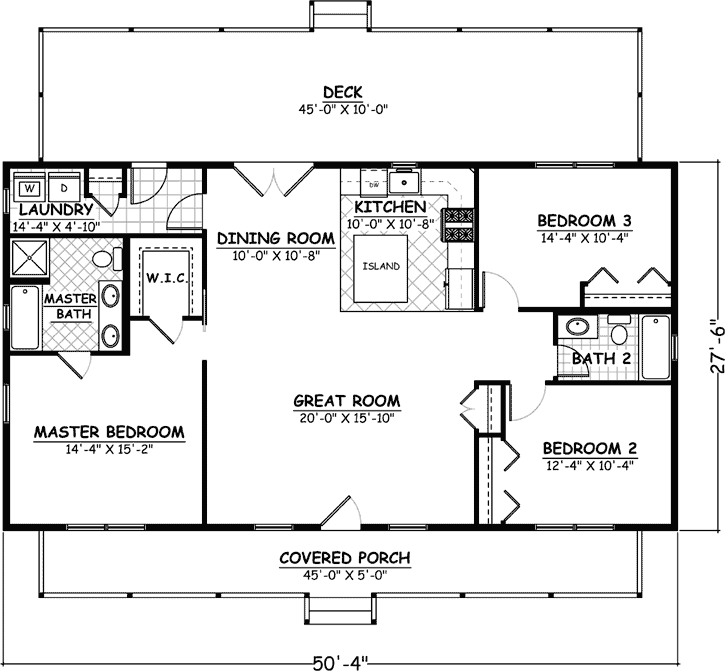 Main Floor Plan: 64-184