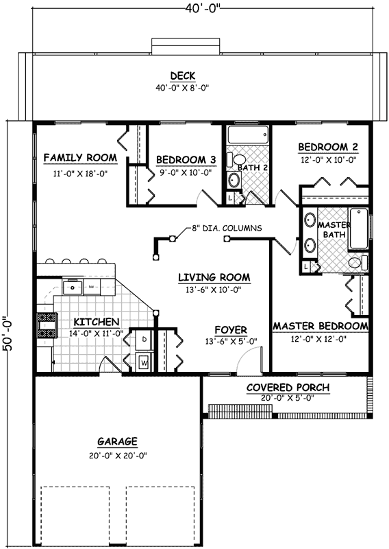 Main Floor Plan: 64-186