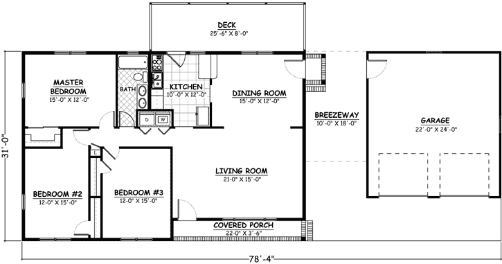 Main Floor Plan: 64-190