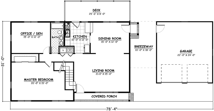 Main Floor Plan: 64-191