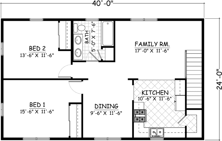Upper/Second Floor Plan: 64-195