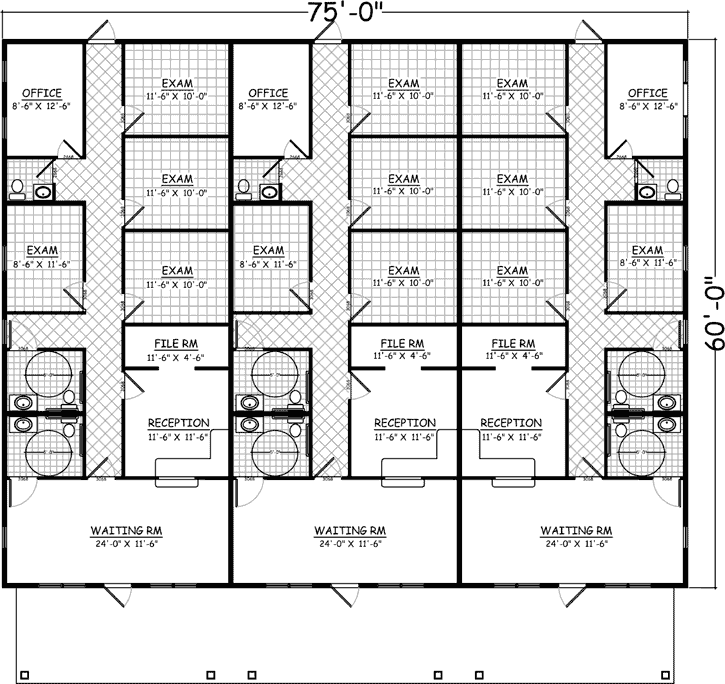 Main Floor Plan: 64-196