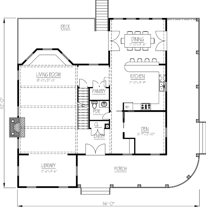 Main Floor Plan: 65-104