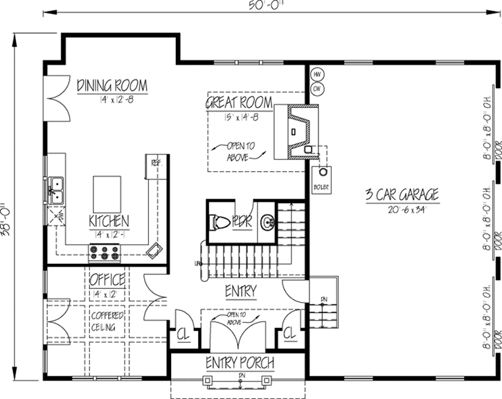 Main Floor Plan: 65-105