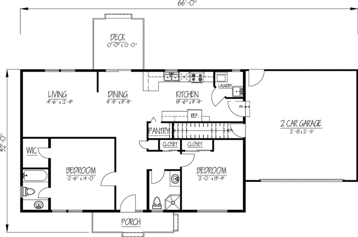 Main Floor Plan: 65-106