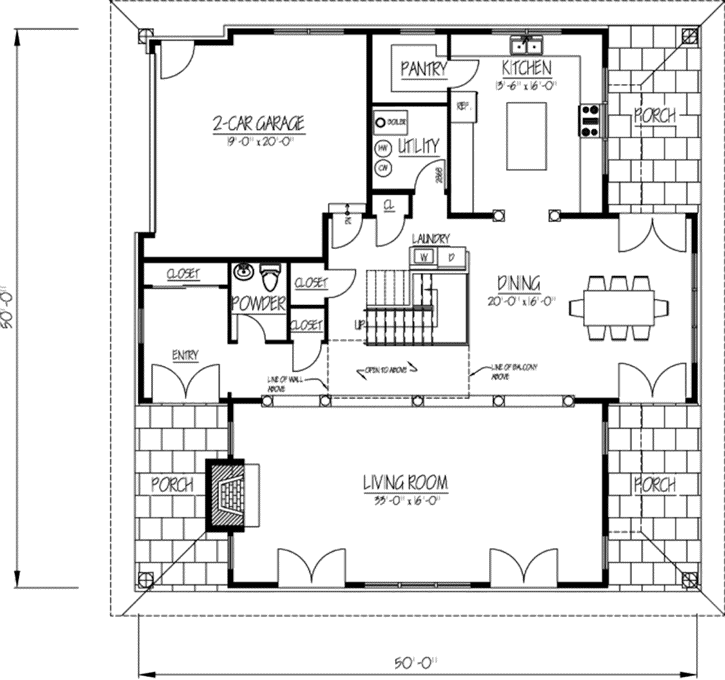 Main Floor Plan: 65-107