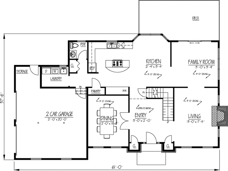 Main Floor Plan: 65-109