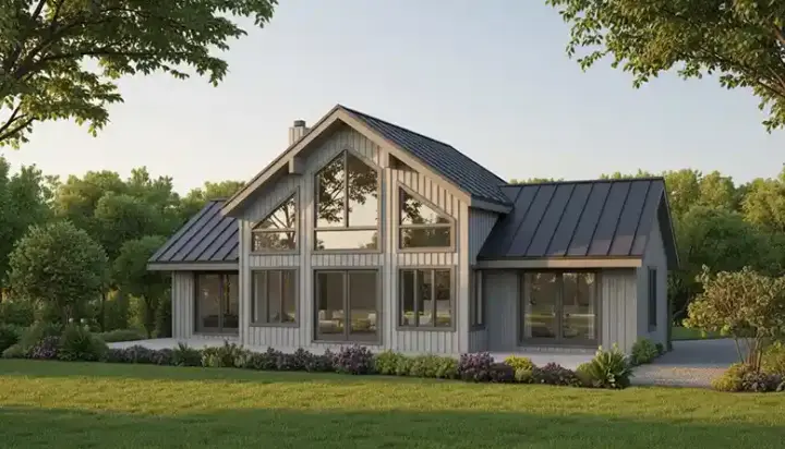 Traditional house plans 65-110 - front exterior, 1,883 sq ft, 3 bed, 3 bath house plans | Monster House Plans
