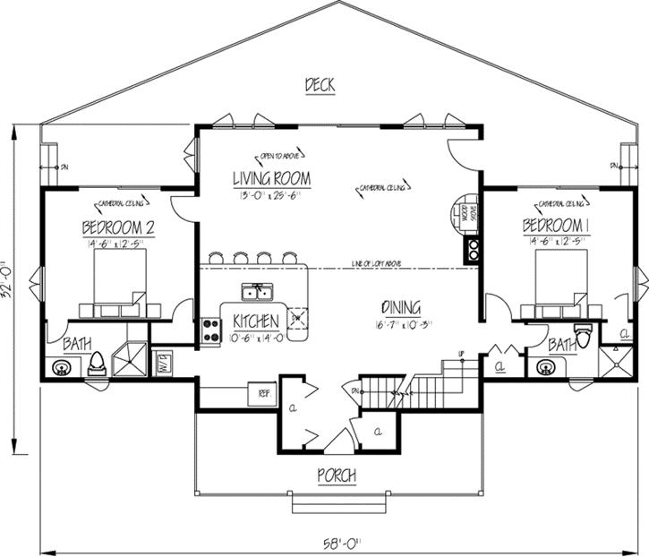 Main Floor Plan: 65-110