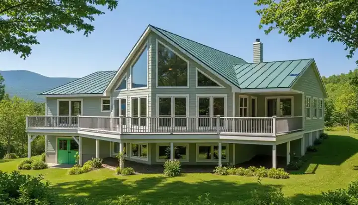 Traditional house plans 65-111 - front exterior, 2,838 sq ft, 3 bed, 2 bath house plans | Monster House Plans