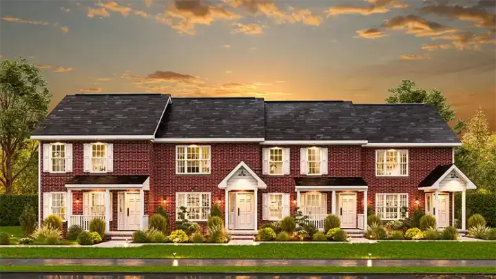 Southern Colonial house plans 66-135 - front exterior, 4,764 sq ft, 8 bed, 8 bath house plans | Monster House Plans