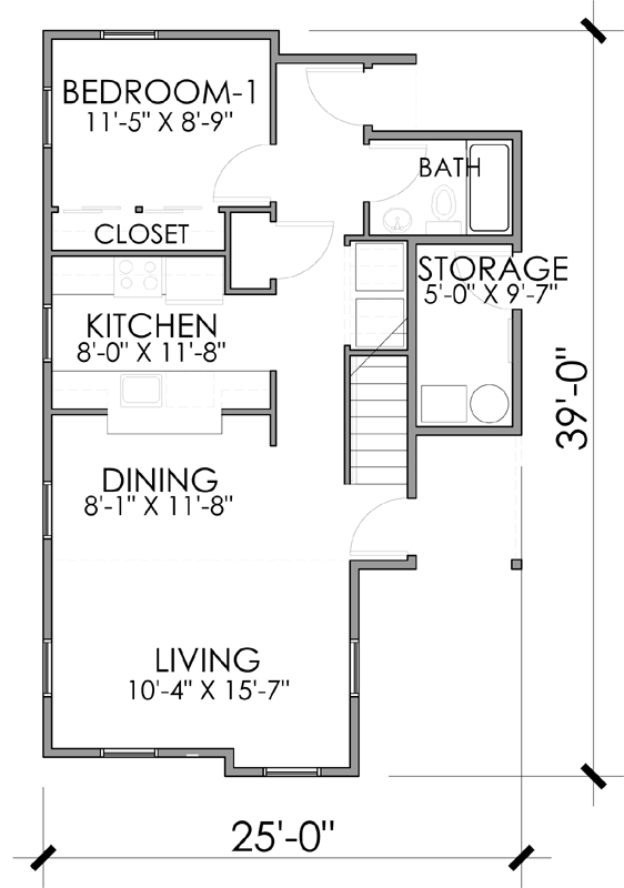 Main Floor Plan: 67-104