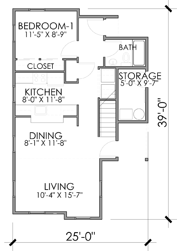 Main Floor Plan: 67-105