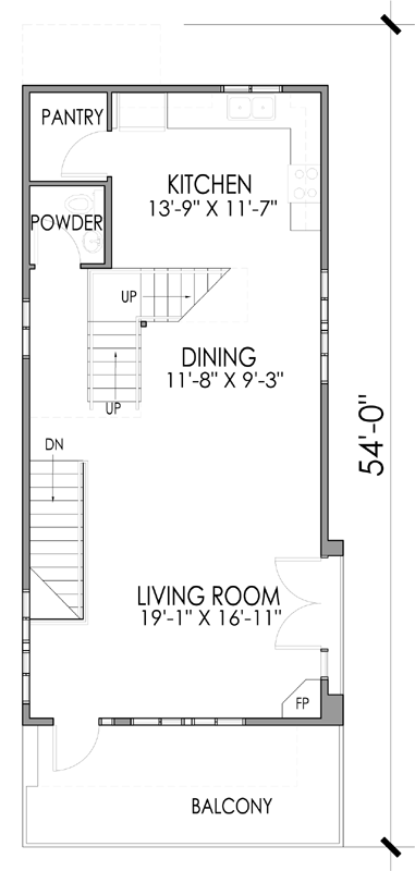 Upper/Second Floor Plan: 67-106