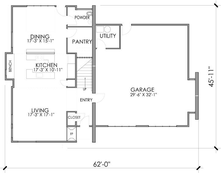 Main Floor Plan: 67-107