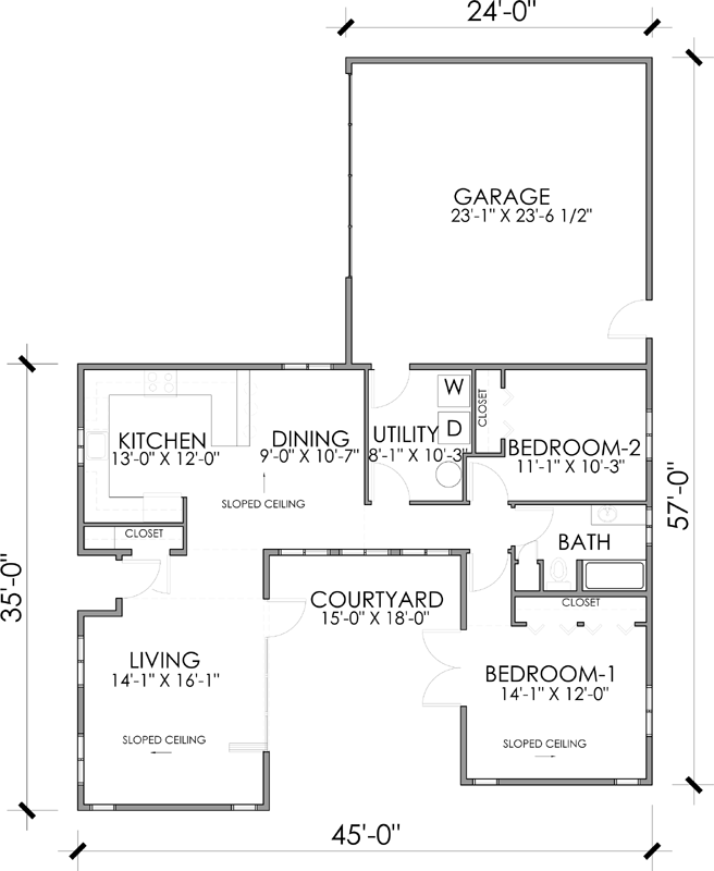 Main Floor Plan: 67-110