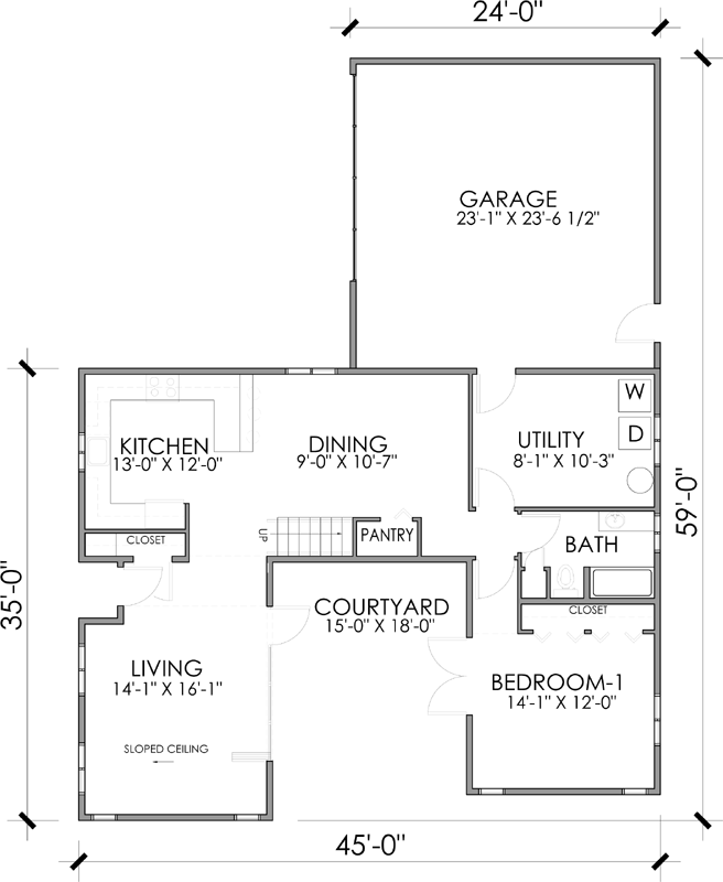 Main Floor Plan: 67-111