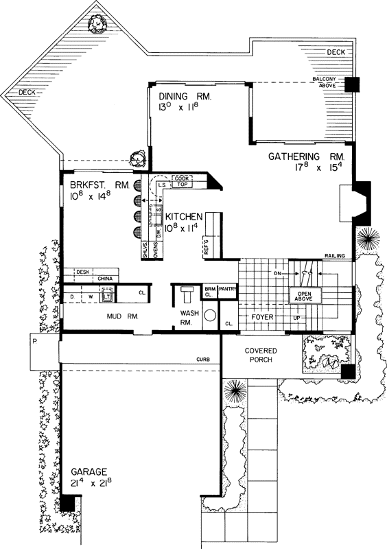 Main Floor Plan: 68-107