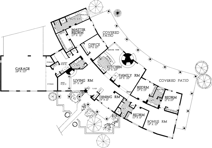 Main Floor Plan: 68-113