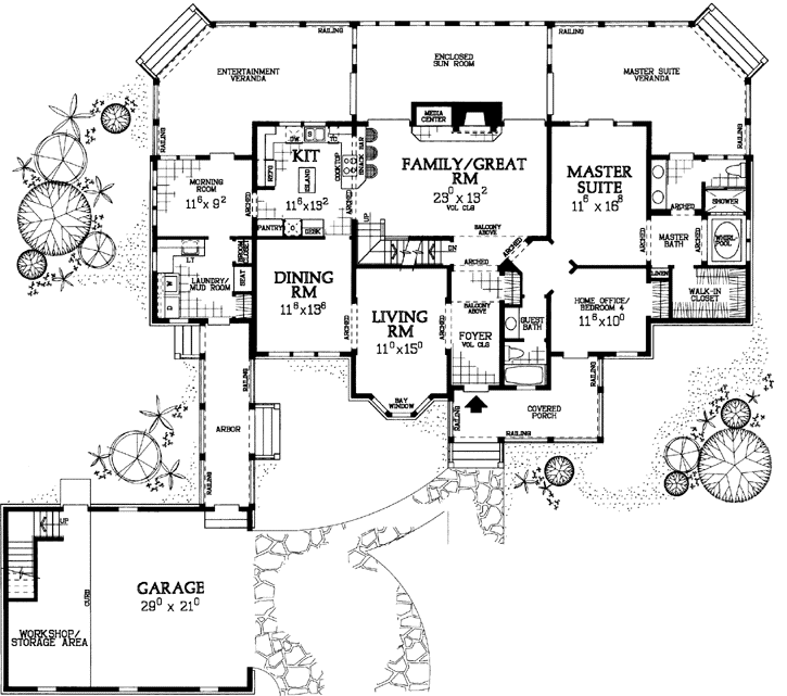 Main Floor Plan: 68-117