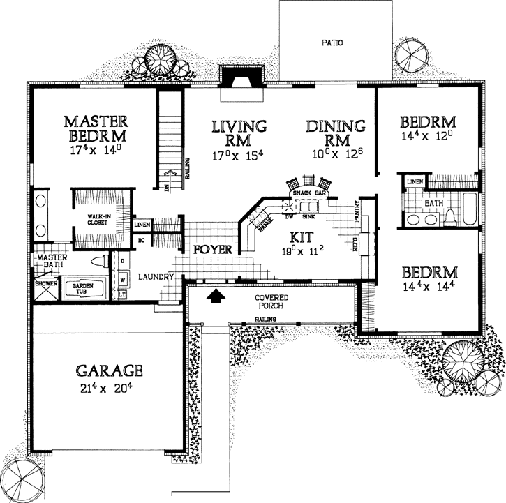 Main Floor Plan: 68-128