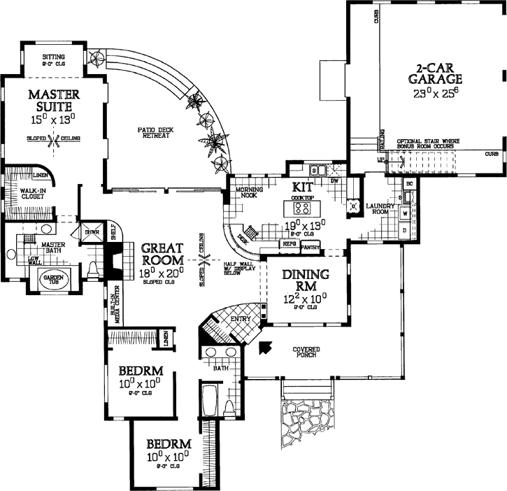 Main Floor Plan: 68-132