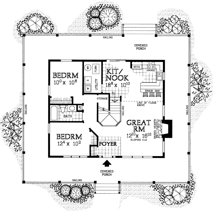 Main Floor Plan: 68-134