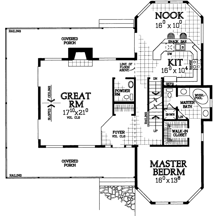 Main Floor Plan: 68-135