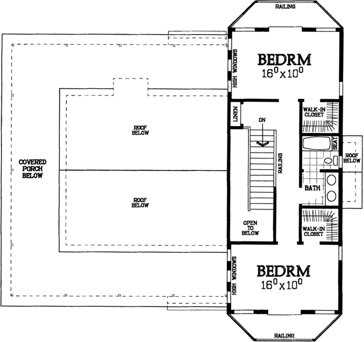 Upper/Second Floor Plan: 68-135