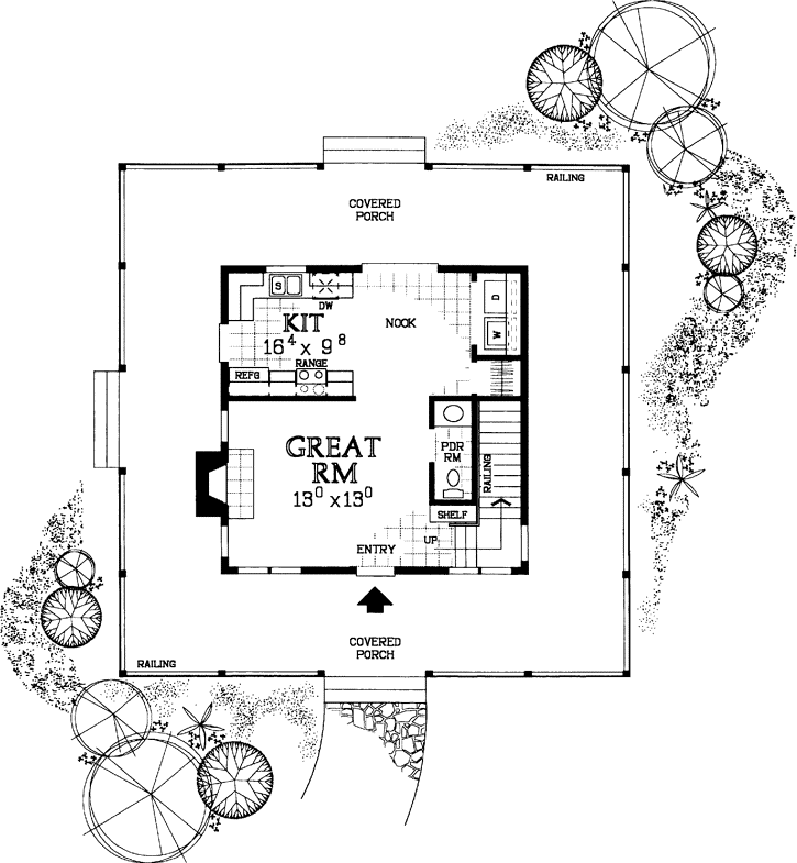 Main Floor Plan: 68-140