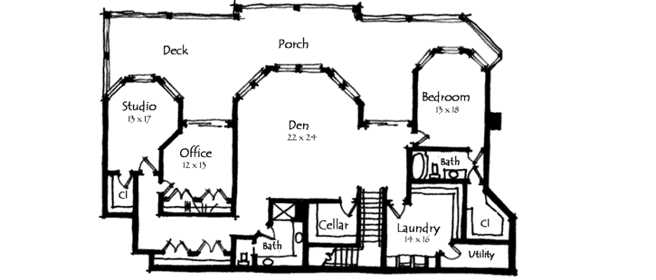Lower Floor Plan: 69-904