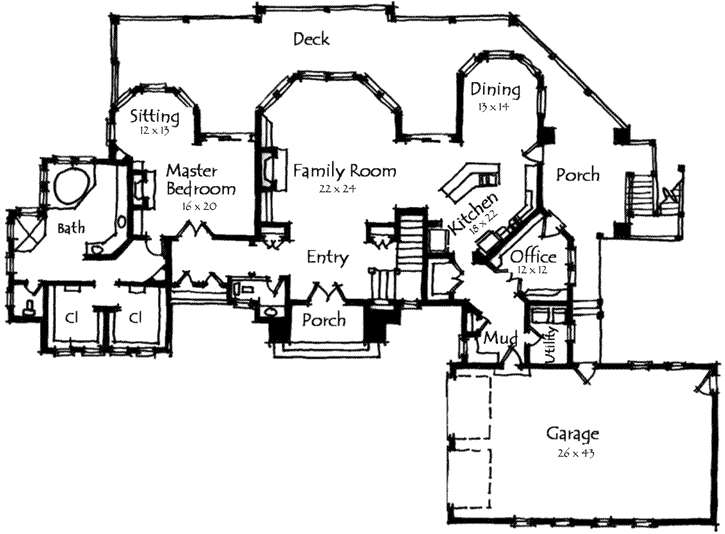 Main Floor Plan: 69-904
